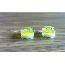 Dia15mm*8mm ,High transparent levle vial,planar measuring bubble level